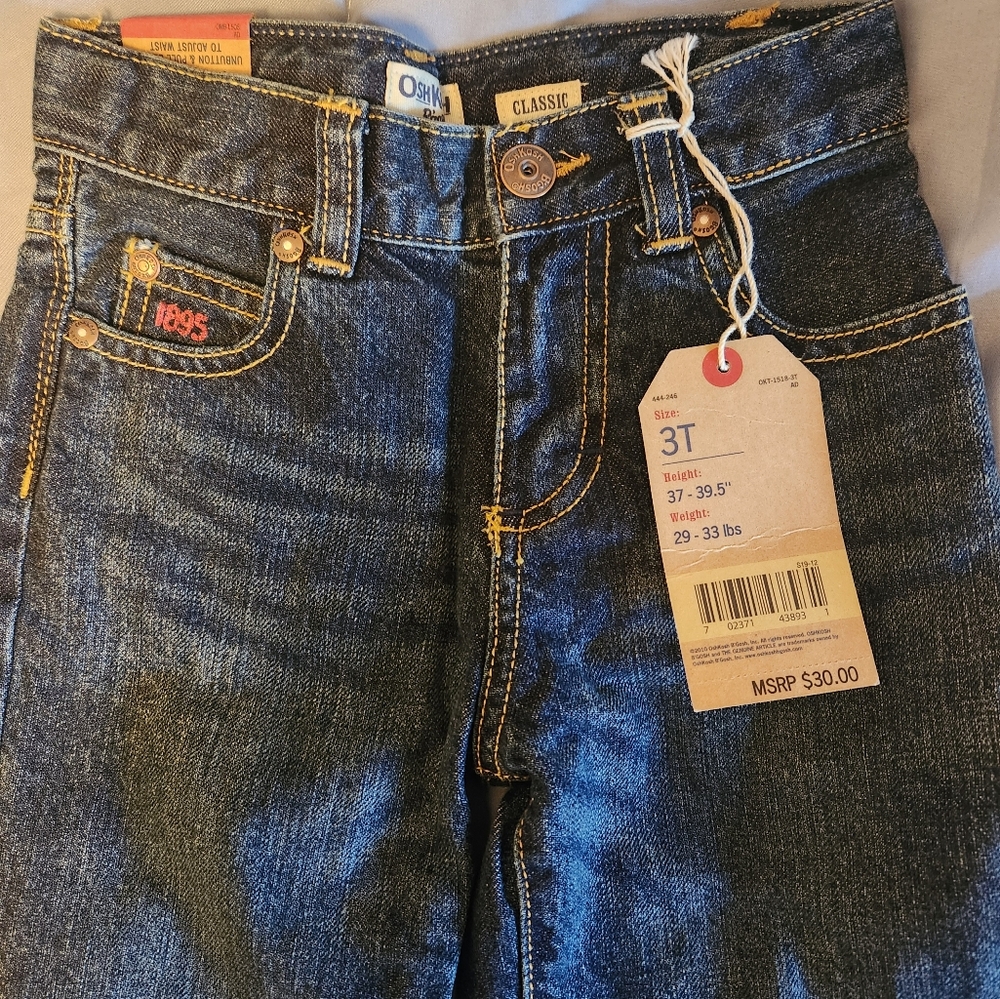 Boys osh kosh jeans size 3T New